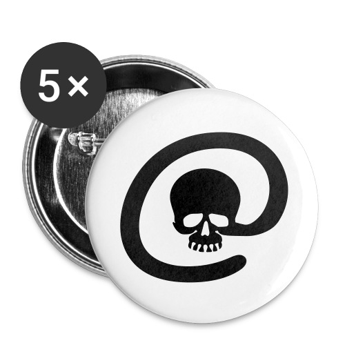 at_head - Buttons klein 25 mm (5er Pack)