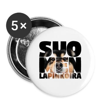 NASSU Lappari 015 - Buttons small 1''/25 mm (5-pack) - white - Front