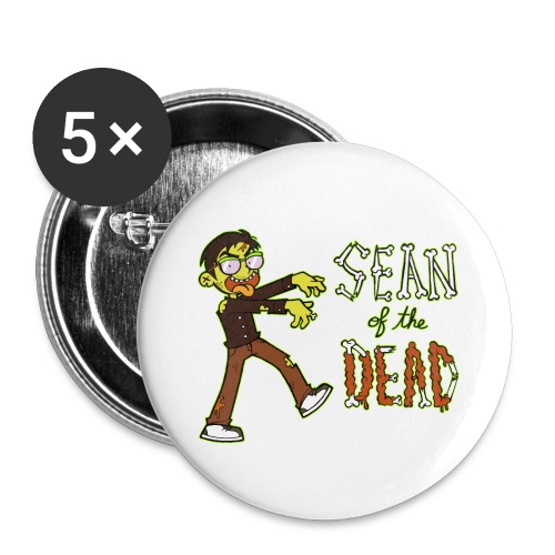 Sean of the Dead - Lot de 5 petits badges (25 mm)