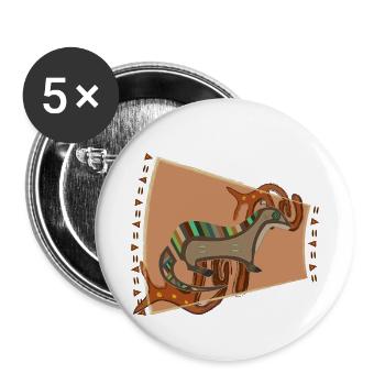 otter - Buttons small 1''/25 mm (5-pack) - white - Front