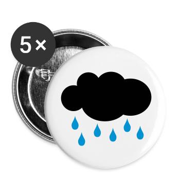 rain - Buttons small 1''/25 mm (5-pack) - white - Front