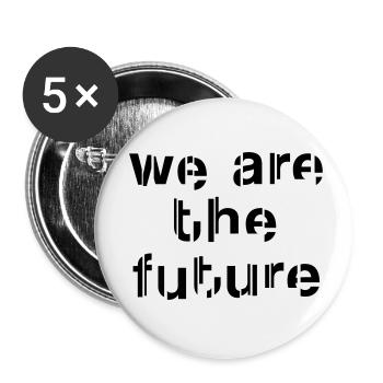 Citation - Lot de 5 petits badges (25 mm) - blanc - Devant