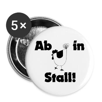 Peasant life, a place where you want to be - Buttons small 1''/25 mm (5-pack) - white - Front