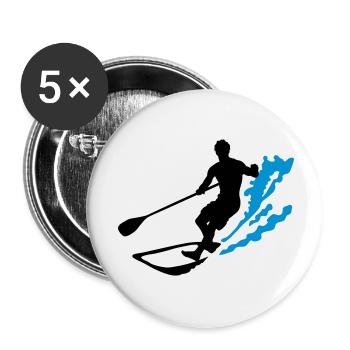 stand up paddling - Buttons small 1''/25 mm (5-pack) - white - Front