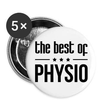 the best of Physio - Buttons small 1''/25 mm (5-pack) - white - Front