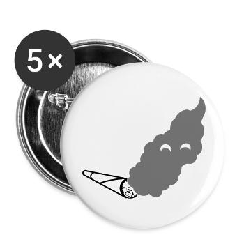 Joint - Buttons klein 25 mm (5er Pack) - Weiß - Vorne
