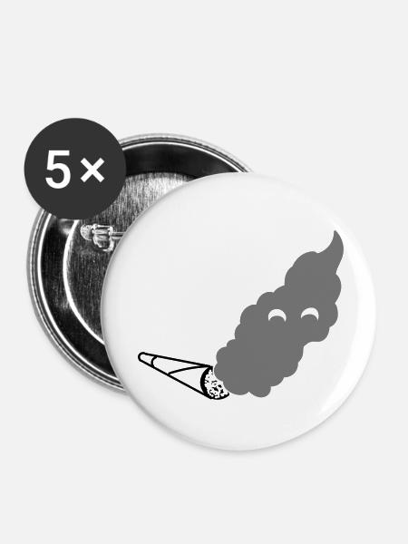Joint - Buttons klein 25 mm (5er Pack) - Weiß