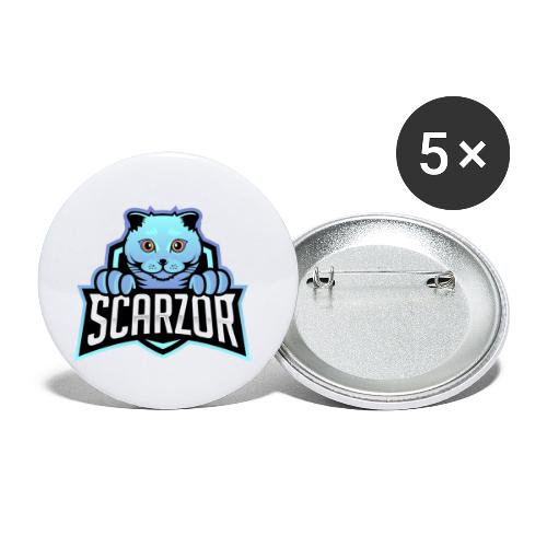 Scarzor Merchandise - Buttons klein 25 mm (5-pack)