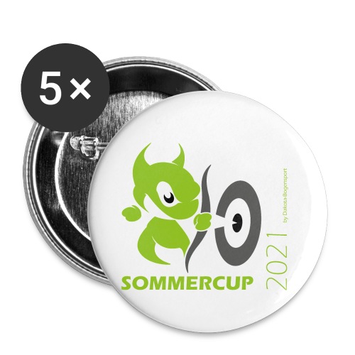 Sommercup 2021 - Buttons klein 25 mm (5er Pack)