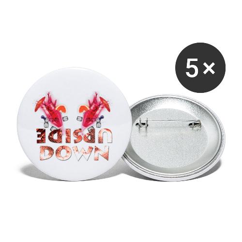 RM - Upside Down 1 - Buttons small 1''/25 mm (5-pack)
