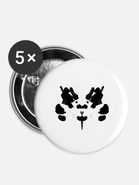 Die Hamsternde - Buttons klein 25 mm (5er Pack) - Weiß