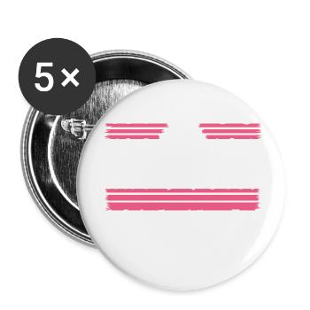 carpenter tshirts tree feller john carpenter - Buttons klein 25 mm (5er Pack) - Weiß - Vorne