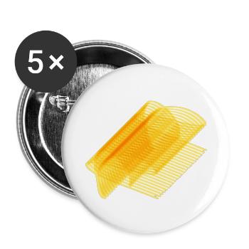 Guess what it is - Buttons klein 25 mm (5er Pack) - Weiß - Vorne