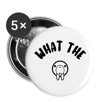 Was für ein Siegel? - Buttons klein 25 mm (5er Pack) - Weiß - Vorne