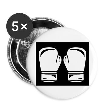 Boxing - Buttons small 1''/25 mm (5-pack) - white - Front