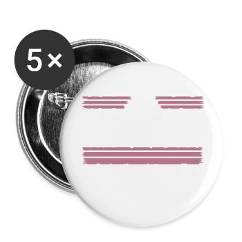 birthday jokes gift idea counterculture awesome - Buttons klein 25 mm (5er Pack) - Weiß - Vorne