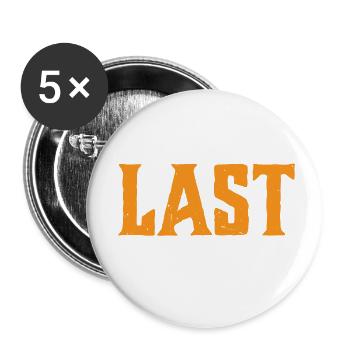 0 Days Since Last Accident 23 - Buttons klein 25 mm (5er Pack) - Weiß - Vorne