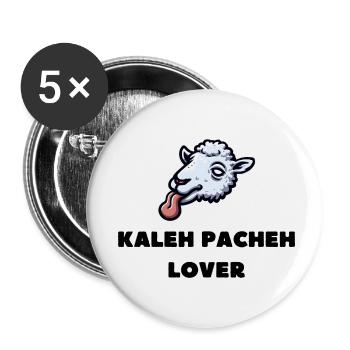 Kaleh Pacheh - Persische Küche (Iran) - Buttons klein 25 mm (5er Pack) - Weiß - Vorne