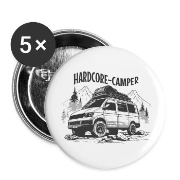 Hardcore Camper Tents Campervan Transporter Car - Buttons small 1''/25 mm (5-pack) - white - Front