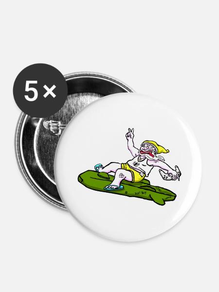 Fatboy - Buttons klein 25 mm (5er Pack) - Weiß