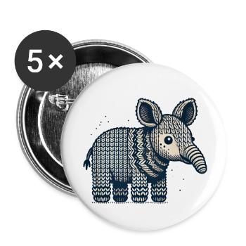 Knitwear Okapi - Buttons small 1''/25 mm (5-pack) - white - Front