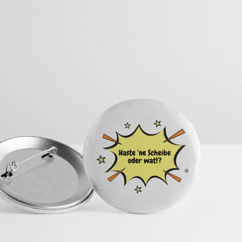 Berlin Haste 'ne Scheibe oder wat!? Buttons small 1''/25 mm (5-pack)