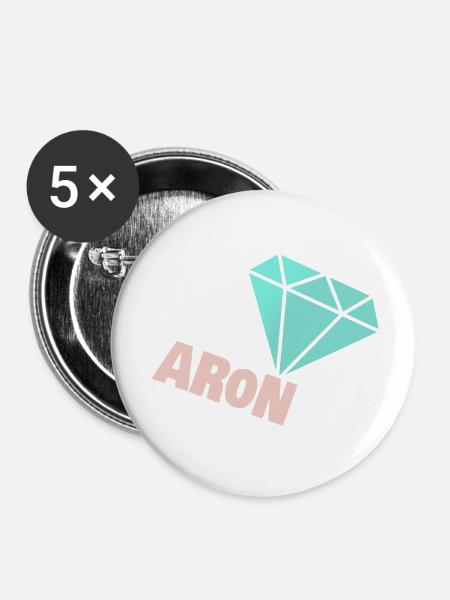 Edel Aron - Buttons klein 25 mm (5er Pack) - Weiß
