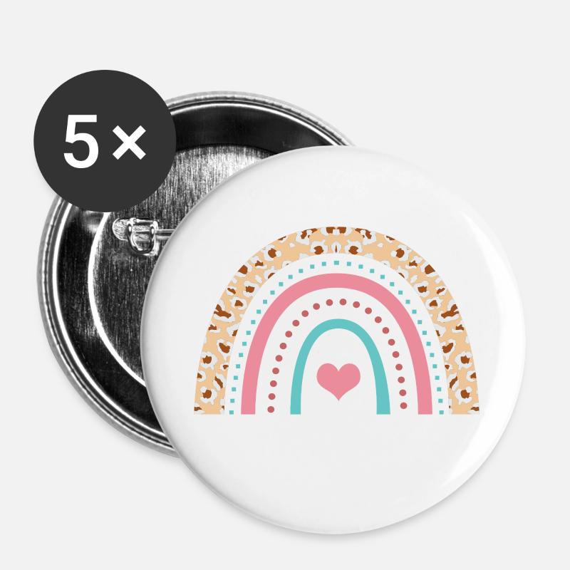 Sozialarbeiterin Sozialpädagoge Sozialarbeiter - Buttons klein 25 mm (5er Pack) - Weiß