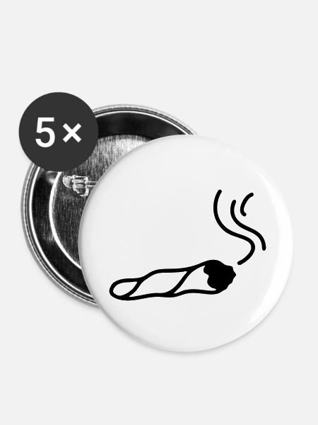 Joint - Line - Buttons klein 25 mm (5er Pack) - Weiß