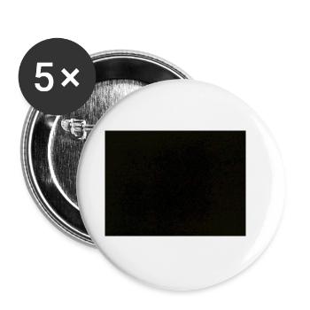 Abstraktes Design, Rechteck, Schwarz, Form - Buttons klein 25 mm (5er Pack) - Weiß - Vorne