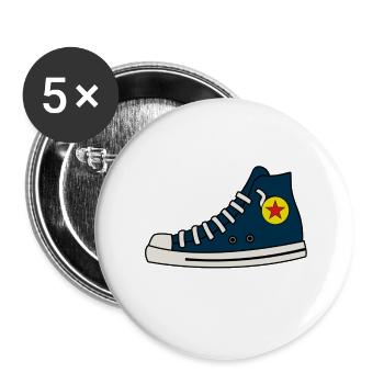 shoe - Buttons small 1''/25 mm (5-pack) - white - Front