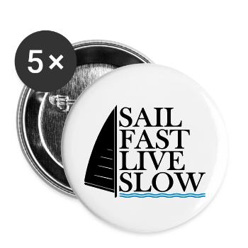 Sail almost live show - Buttons small 1''/25 mm (5-pack) - white - Front