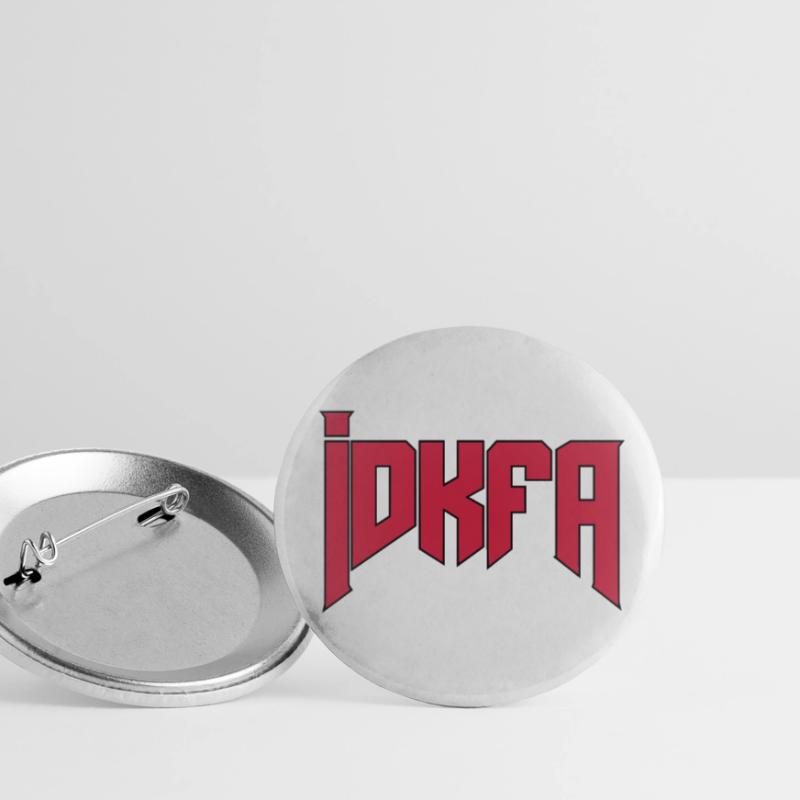 Doom Cheat-Code "idkfa" Buttons klein 25 mm (5er Pack)