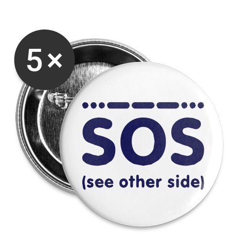 SOS - Buttons klein 25 mm (5-pack)