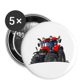 0844 CIH - Lot de 5 petits badges (25 mm) - blanc - Devant