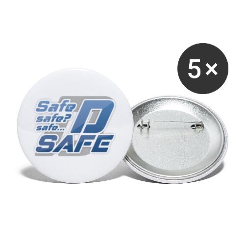 Safe D - Buttons klein 25 mm (5er Pack)