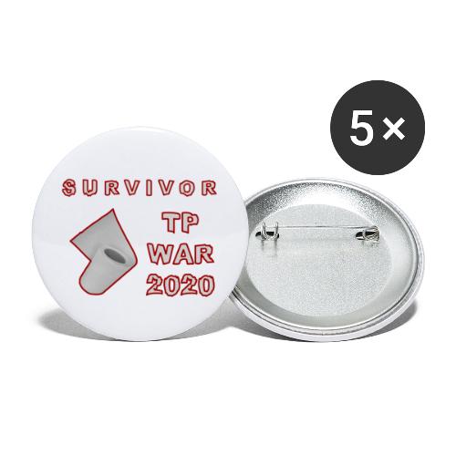 Survivor TP WAR 2020 - Buttons klein 25 mm (5er Pack)