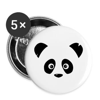 PANDA - Buttons small 1''/25 mm (5-pack) - white - Front