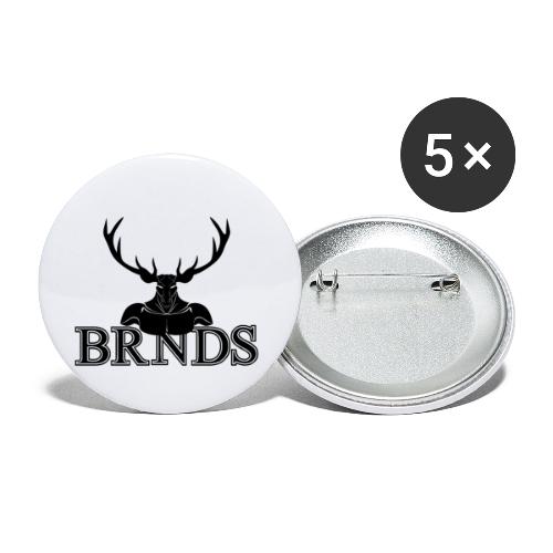 BRNDS - Confezione da 5 spille piccole (25 mm)
