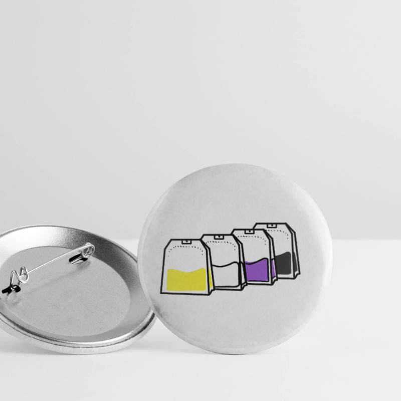 Nonbinary Pride Sachet de thé Nonbinary Pride Nonbinary Lot de 5 petits badges (25 mm)