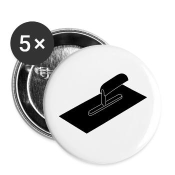 Stucadoor trowel for mason - Buttons small 1''/25 mm (5-pack) - white - Front