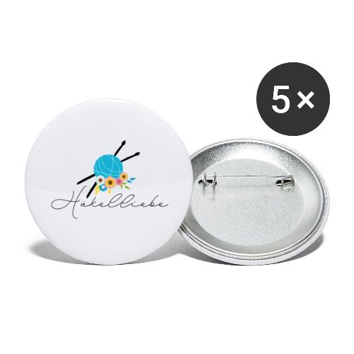 Häkelliebe - Buttons klein 25 mm (5er Pack)