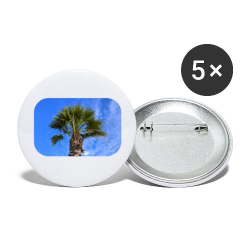 Un palmier à Toulon - Lot de 5 petits badges (25 mm)
