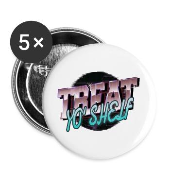 comptable féminin cadeau geek meilleures citations - Lot de 5 petits badges (25 mm) - blanc - Devant