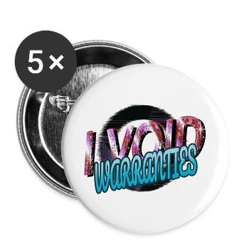baseballsweatshirt a mechanical engineer tshirts - Buttons klein 25 mm (5er Pack) - Weiß - Vorne