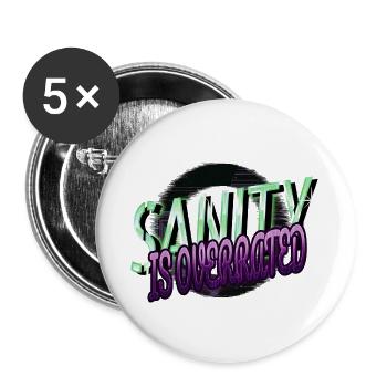 books and wine book cat wine gift idea book fan - Buttons small 1''/25 mm (5-pack) - white - Front