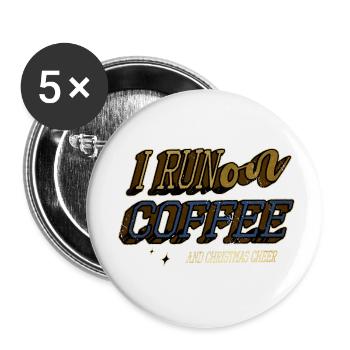 funny couples happy animal cool bedroom beard - Buttons klein 25 mm (5er Pack) - Weiß - Vorne
