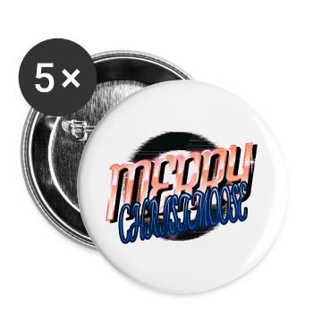 Animaux Dork Blagues Comic Caution Dinosaur Lover - Lot de 5 petits badges (25 mm) - blanc - Devant