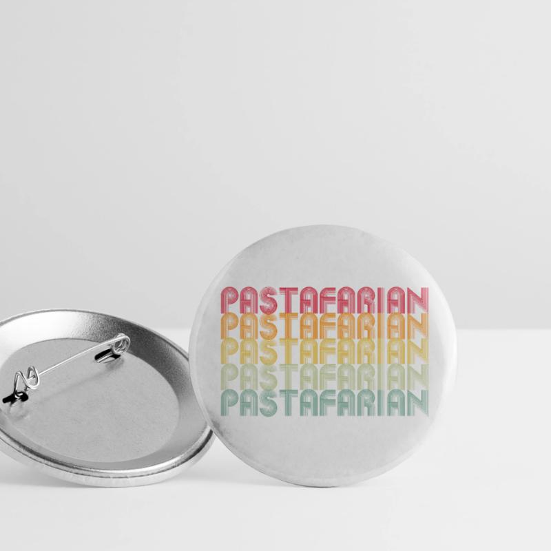 Rainbow Font Stack Pattern Buttons small 1''/25 mm (5-pack)