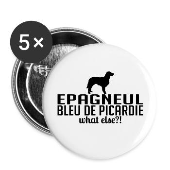 EPAGNEUL BLEU DE PICARDIE what else Dogs Wilsigns - Buttons small 1''/25 mm (5-pack) - white - Front